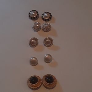 Vintage clip on earings set